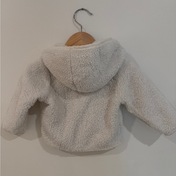 Primary Oat Teddy Zip-Up Hoodie Toddler 6-12mo - Picture 3 of 4